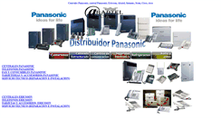 Desktop Screenshot of centrales-panasonic.com.ve